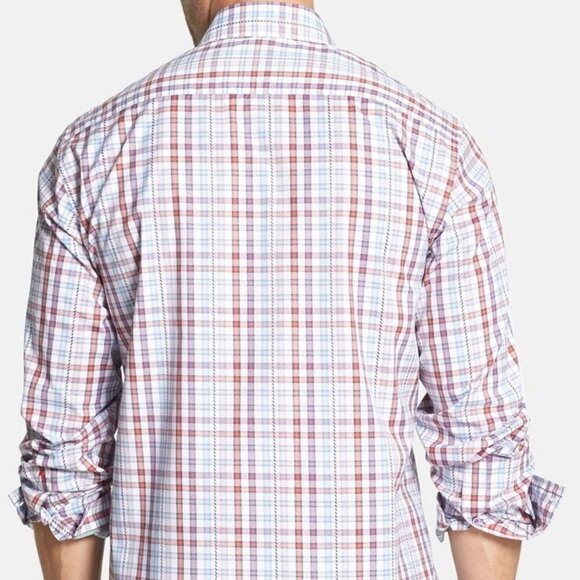 Robert Graham Lavender Anacapri Classic Fit Shirt - Picture 3 of 4